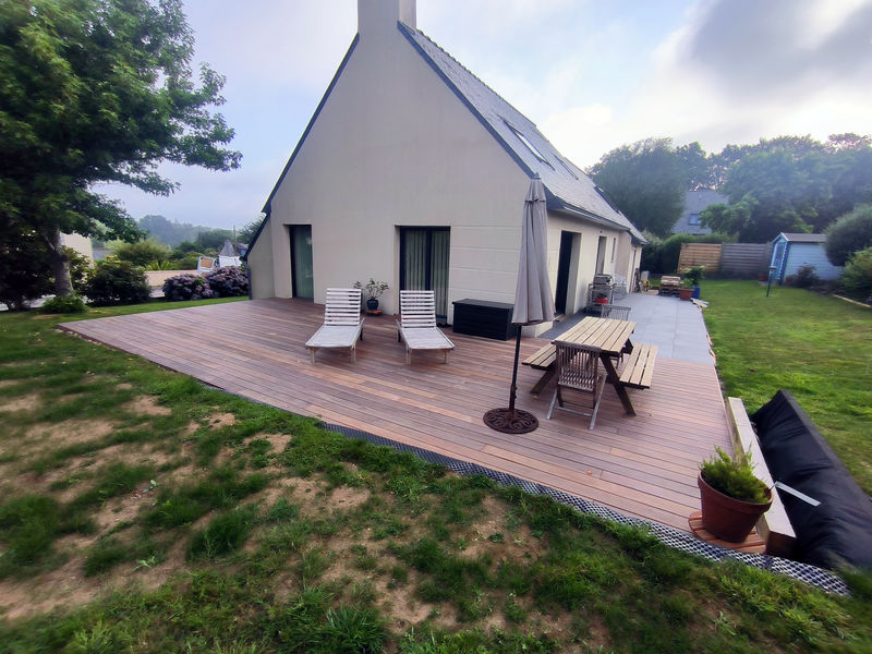 Création terrasse en bois à Vannes, Lorient, Quimper